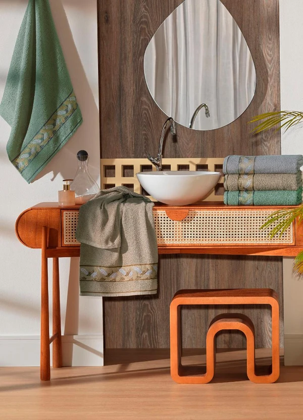 Rovi Home - Toalha de Banho Silvestre Laranja