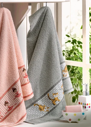 Lar e Lazer - Toalha de Banho Tigre 1 Peça - LAR E LAZER