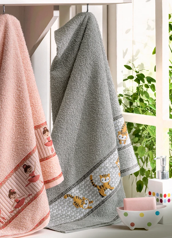 Lar e Lazer - Toalha de Banho Tigre 1 Peça