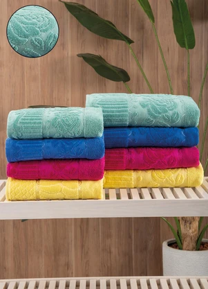 Lar e Lazer - Toalha de Banho Verde 1 Peça - LAR E LAZER