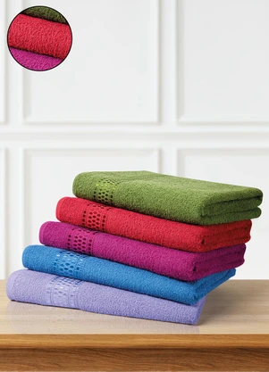 Lar e Lazer - Toalha de Banho Vermelha 1 Peça - LAR E LAZER