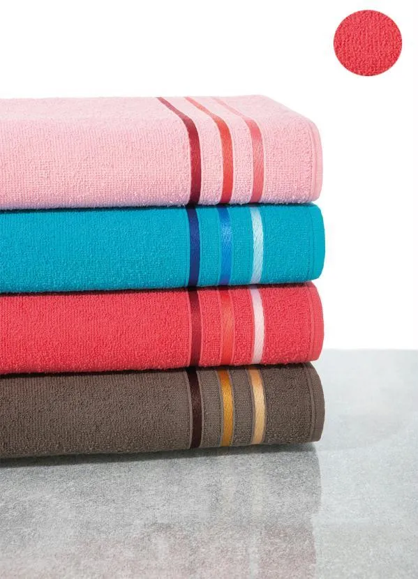 Lar e Lazer - Toalha de Banho Vermelho 1 Peça