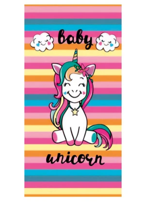 Lar e Lazer - Toalha de Praia Infantil Unicórnio - LAR E LAZER