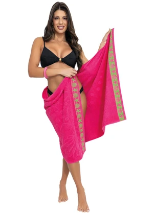 Lar e Lazer - Toalha de Praia Pink 1 Peça - LAR E LAZER