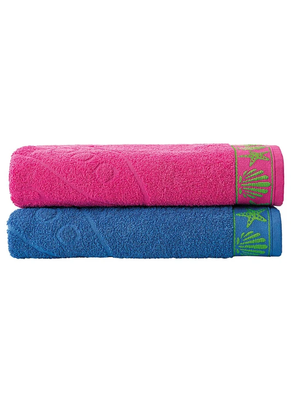 Lar e Lazer - Toalha de Praia Pink 1 Peça 4