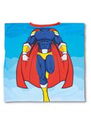Toalha de Praia Poncho Infantil Super Herói