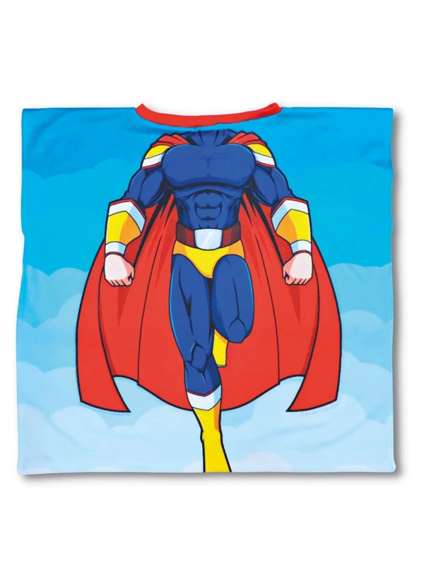 Lar e Lazer - Toalha de Praia Poncho Infantil Super Herói