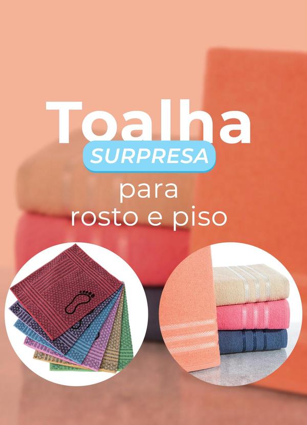 Lar e Lazer - Toalha de Rosto/Piso Surpresa