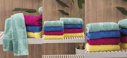 Toalha de Rosto Verde 1 Pe�a