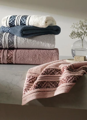 Karsten - Toalha de Rosto Braga Rosa Vintage - KARSTEN