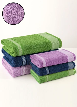 Lar e Lazer - Toalha de Rosto Lilás 1 Peça - LAR E LAZER