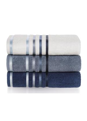 Toalha de Rosto Lumina (Branco/Azul)