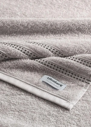 Rovi Home - Toalha de Rosto Sense Fio Penteado Cinza - ROVI HOME
