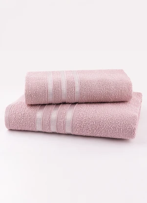 Lar e Lazer - Toalha de Rosto Veneza Rosê - LAR E LAZER