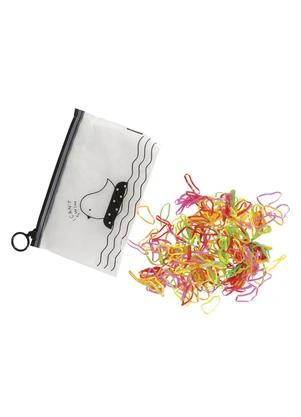 Lar e Lazer - Elástico de Cabelo Silicone Colorido 200 Unidade - LAR E LAZER