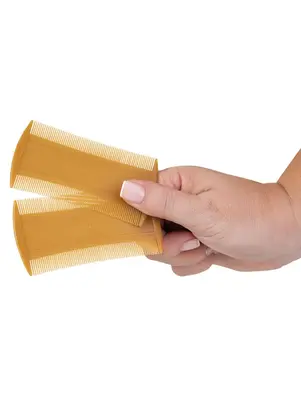 Lar e Lazer - Kit Pente Fino para Piolho Plástico 2 Peças - LAR E LAZER