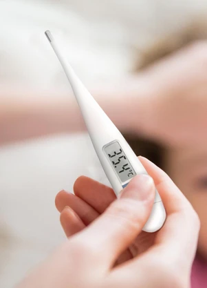 Lar e Lazer - Termômetro Digital Flexível Branco 1 Peça - LAR E LAZER