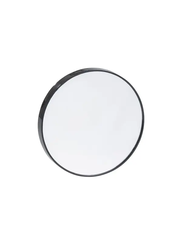 Lar e Lazer - Espelho Redondo Zoom Aumenta 10 Vezes Cinza