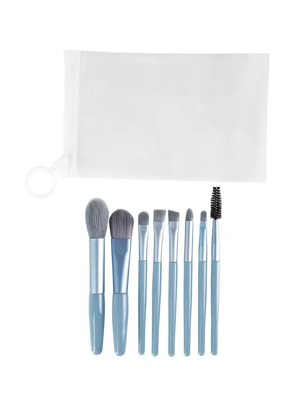 Lar e Lazer - Kit Pincéis para Maquiagem 8 Peças