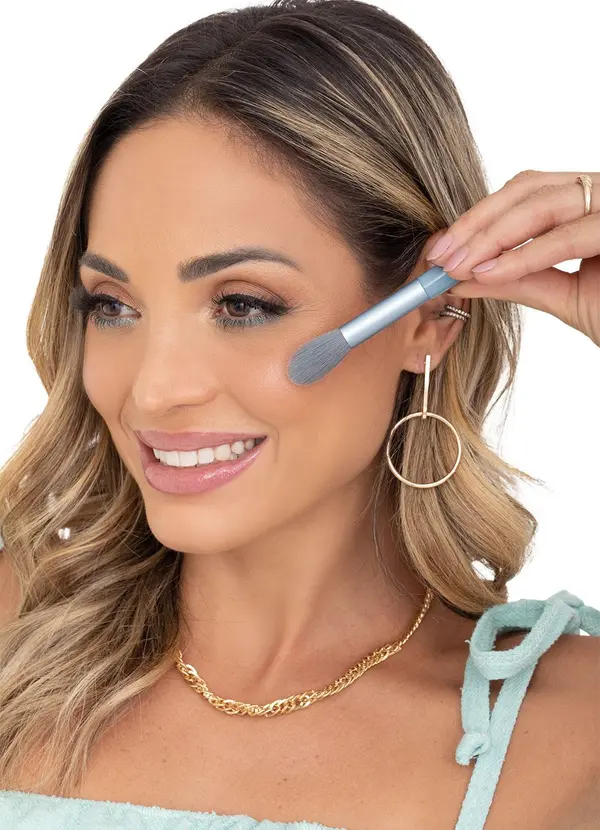 Lar e Lazer - Kit Pincéis para Maquiagem 8 Peças 2