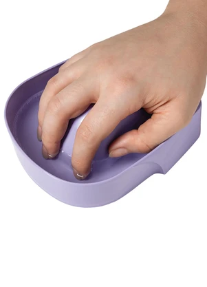 Lar e Lazer - Tigela de Manicure Anatômica Lilás 1 Peça - LAR E LAZER