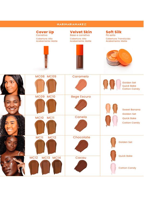 Mari Maria Makeup - Base/Corretivo Matte Velvet Skin Canela 5