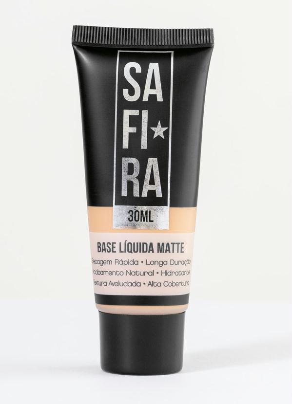 Safira - Base Líquida Matte Cor N° 4 30 Ml