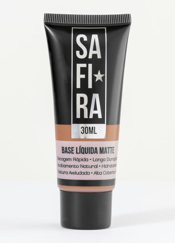 Safira - Base Líquida Matte Cor N° 6 30 Ml