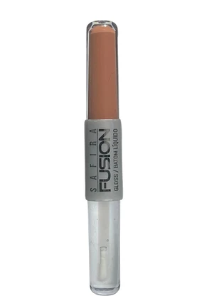 Safira - Batom Liquido Coral e Gloss Incolor - SAFIRA