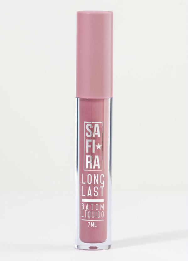 Safira - Batom Líquido Matte Long Last Rosa N°5 7 Ml