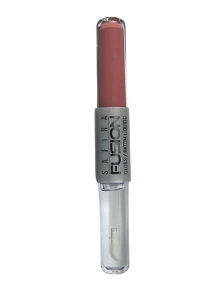 Safira - Batom Nude e Gloss Incolor - SAFIRA