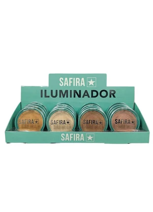 Safira - Iluminador Compacto Marrom - SAFIRA