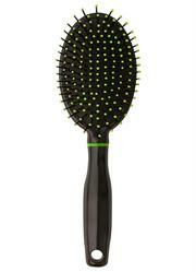 Escova de Cabelo Oval Preta 1 Pe�a