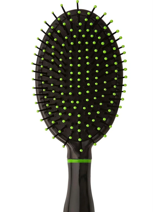 Lar e Lazer - Escova de Cabelo Oval Preta 1 Peça 2