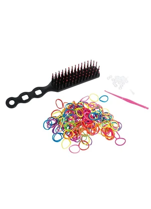 Lar e Lazer - Escova de Cabelo Preta Girls - LAR E LAZER