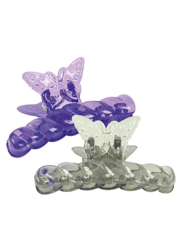 Lar e Lazer - Kit Prendedores para Cabelo Borboleta 6 Peças