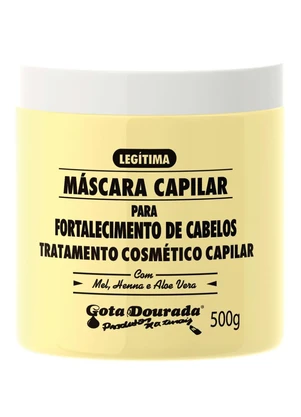 Lar e Lazer - Máscara Fortalecimento de Cabelos 500 Gr - LAR E LAZER