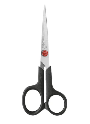 Mundial - Tesoura para Cabelo Preta 1 Peça - MUNDIAL