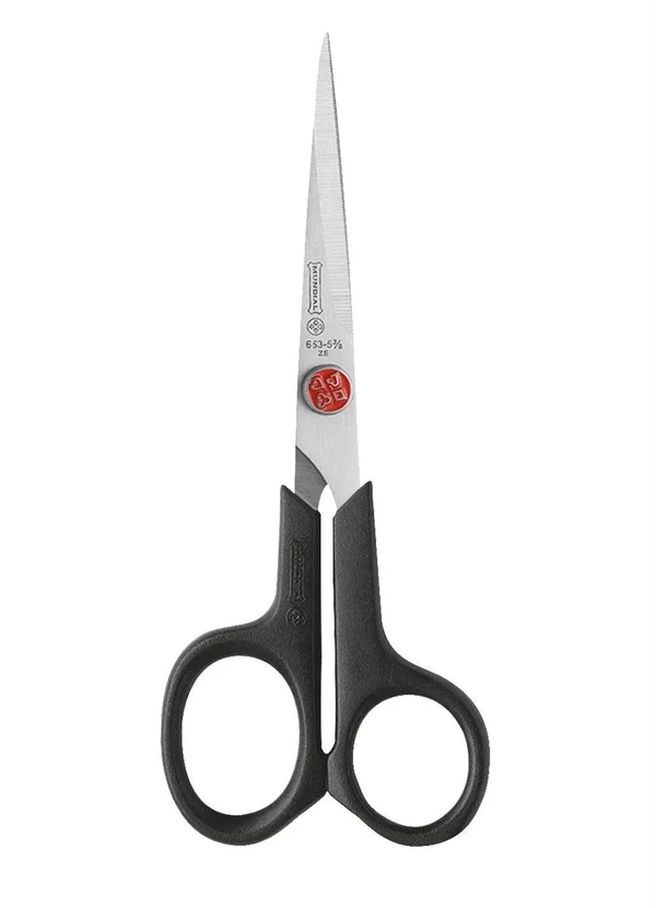 Mundial - Tesoura para Cabelo Preta 1 Peça