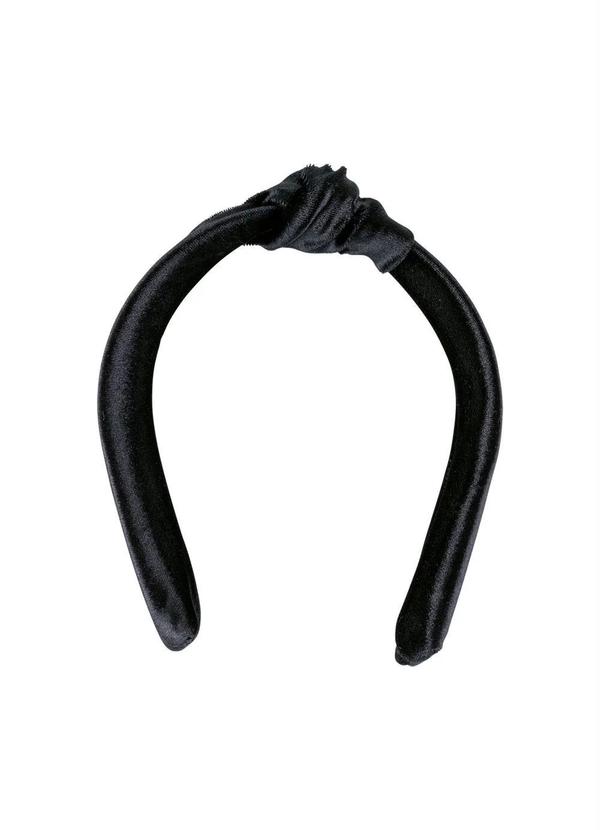 Lar e Lazer - Tiara Nó Preta 1 Peça