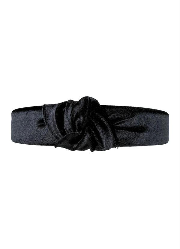 Lar e Lazer - Tiara Nó Preta 1 Peça 4