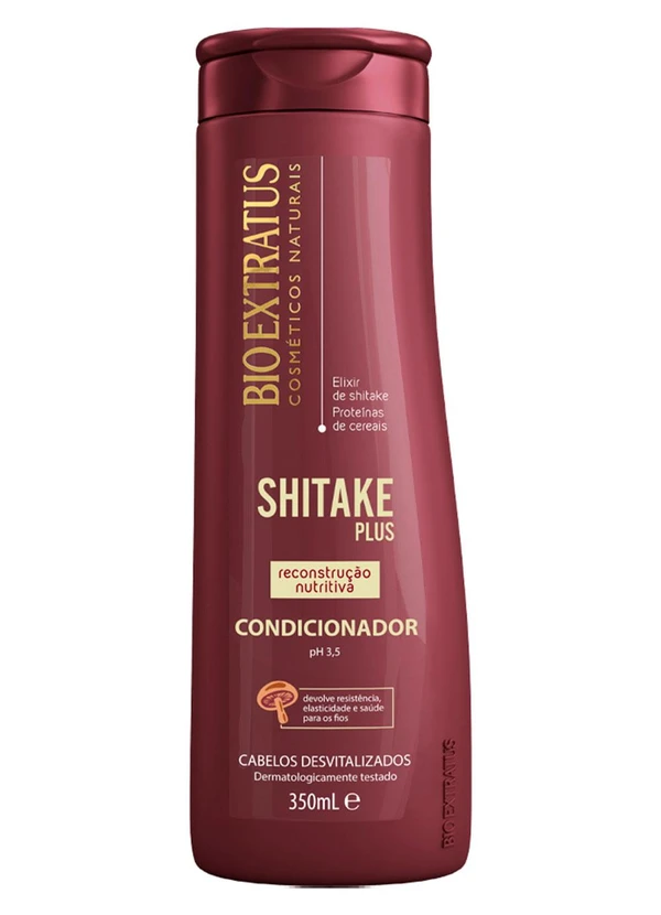 Bio Extratus - Condicionador Shitake Plus 350ml Marrom