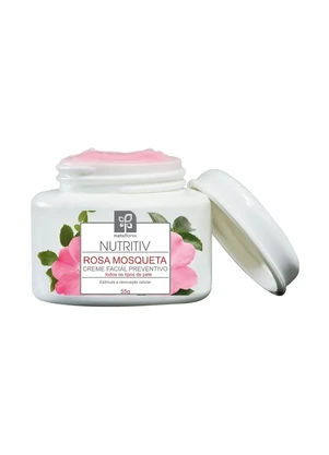 Natuflores - Creme Facial Preventivo Rosa Mosqueta 55 Gr - NATUFLORES
