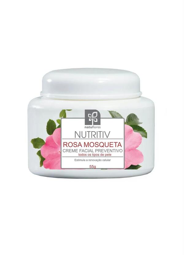Natuflores - Creme Facial Preventivo Rosa Mosqueta 55 Gr