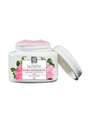 Lar e Lazer - Máscara Esfoliante Facial Rosa Mosqueta 55 Gr - LAR E LAZER