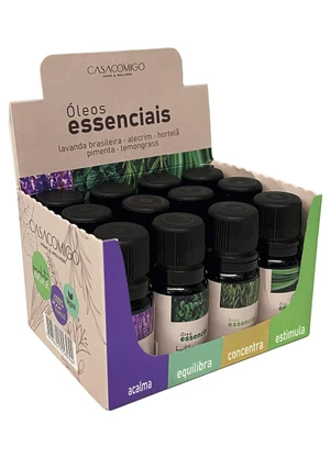 Lar e Lazer - Essência de Hortelã e Pimenta - 10ml - LAR E LAZER