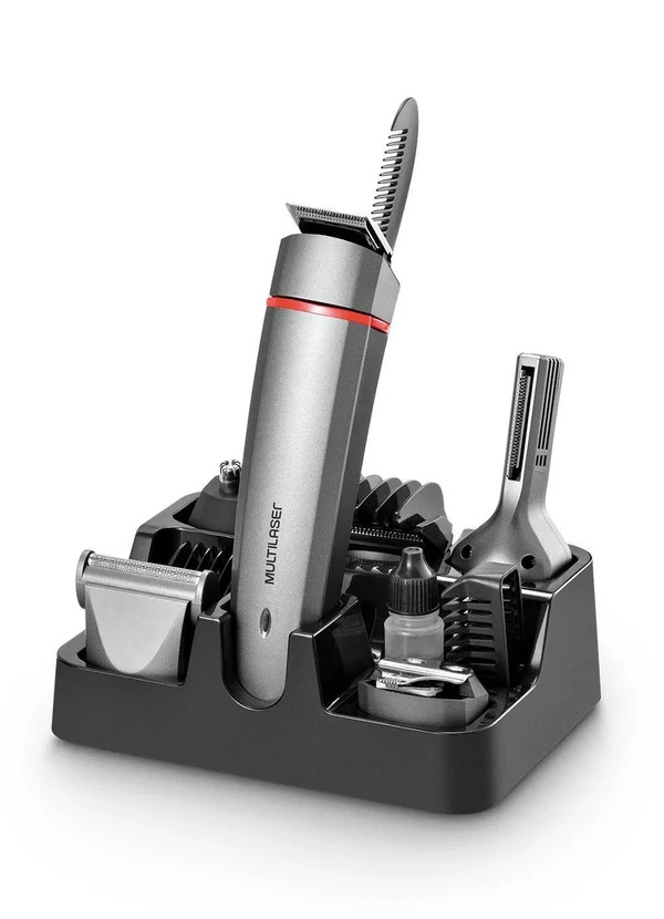 Multilaser - Aparador de Pelos 9 em 1 Aço Inox