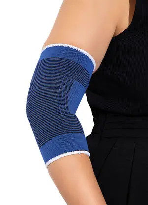 Lar e Lazer - Par de Cotoveleira Ortopédica Azul 2 Peças - LAR E LAZER