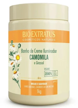 Bio Extratus - Banho de Creme Camomila 1kg  Amarelo - BIO EXTRATUS