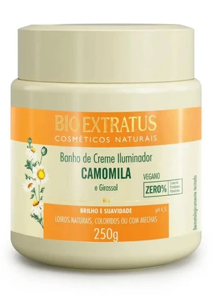 Bio Extratus - Banho de Creme Camomila 250g Amarelo - BIO EXTRATUS